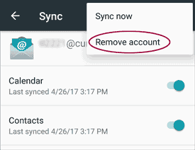 Android Account Sync
