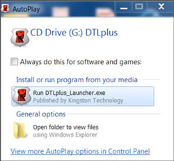 DataTraveler Drive AutoPlay