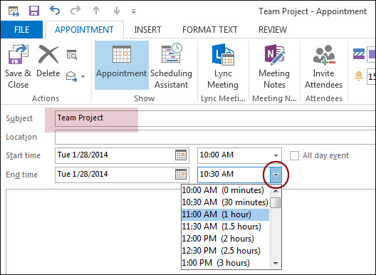 How to attach a file to a meeting invitation in Outlook